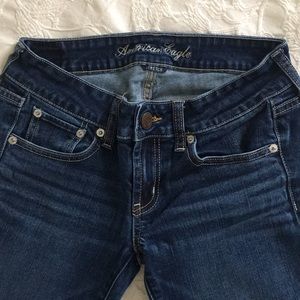 american eagle dark wash denim